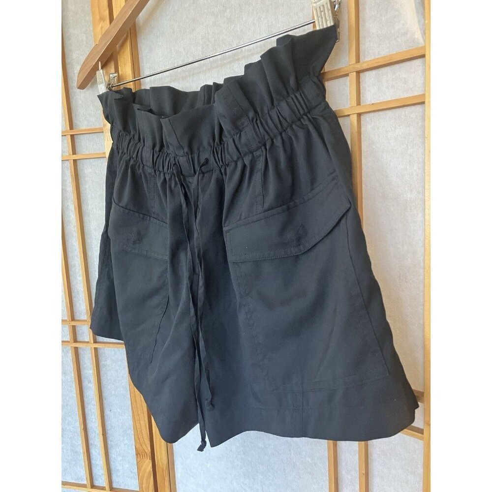 Girlfriend Collective Cora Front Pockets Paperbag Shorts, UPF 50+ Small, Hike - Picture 6 of 9